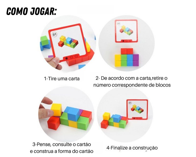 Puzzle Blocos: jogo divertido